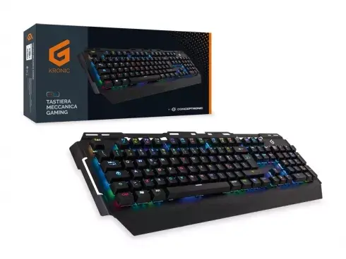 Mehāniskā spēļu tastatūra Conceptronic KRONIC RGB Photo 5