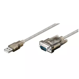 Серийный кабель Microconnect 68875 USB Type-A VGA 1.5м Прозрачный