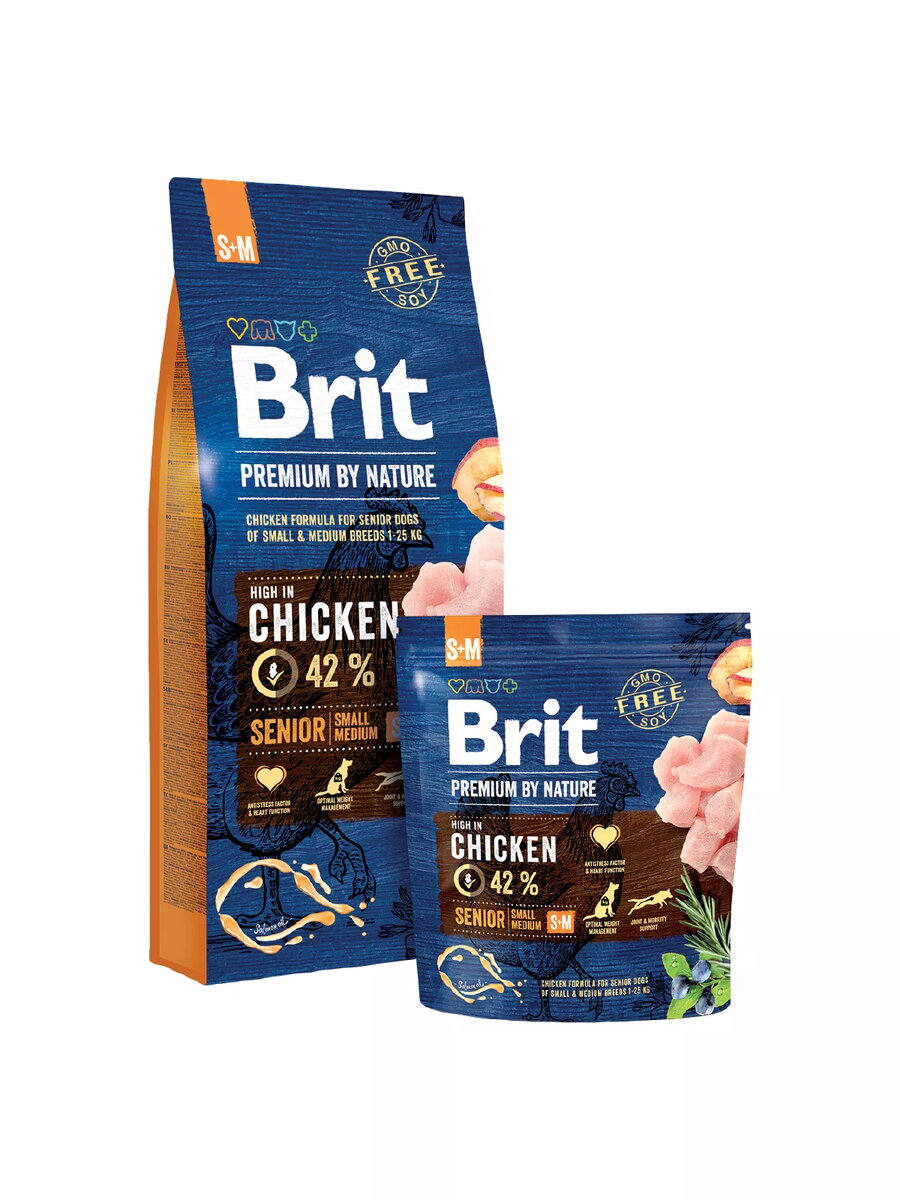 Sausais barības produkts suņiem Brit Premium