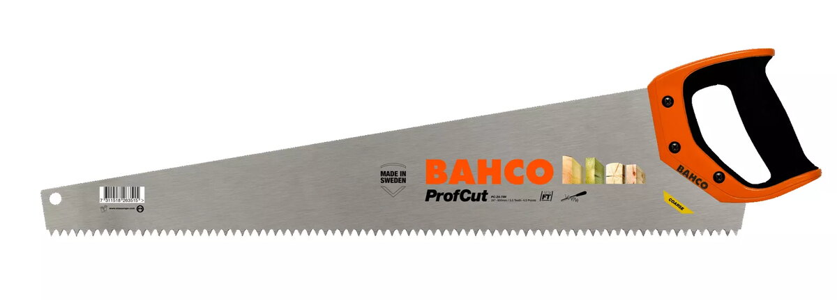 Rokas zāģis Bahco PC-24-TIM 60 cm