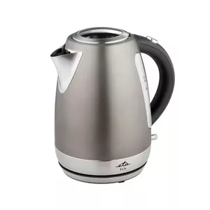 Electric kettle ETA Ela 1.7 L 2200 W — stainless steel, anthracite grey, water level indicator