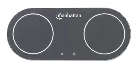 MANHATTAN Bezvadu dubultlādiņš 2×15W Photo 3