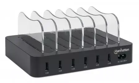 Lādētāja stacija Manhattan 6x USB-A porti Photo 2
