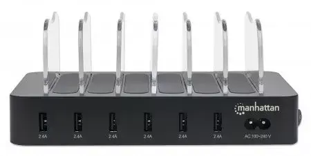 Lādētāja stacija Manhattan 6x USB-A porti Photo 3