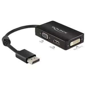 Кабель DisplayPort на VGA HDMI DVI DeLOCK 0.16m