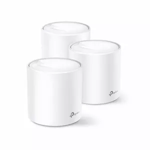 TP-Link DECO X60(3-PACK) Mesh Wi-Fi система Двухдиапазонный (2,4Ггц/5Ггц) Wi-Fi 6 (802.11ax) Белый 2 Внутренний