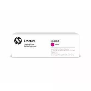 HP 415X Тонер-картридж пурпурный увеличенной емкости W2033XC на 6000 страниц