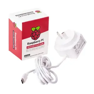 Strāvas adapteris Raspberry KSA-15E-051300HE WHITE USB‑C 15,3 W 100–240 V, 1,5 m kabelis