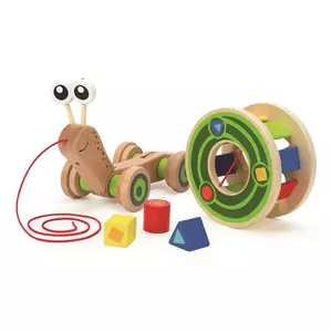 Hape E0349 velkamā un stumjamā rotaļlieta