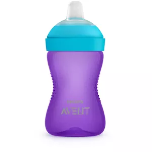 Поильник Philips Avent SCF802/02 300 мл, для детей от 9 месяцев, фиолетовый/бирюзовый