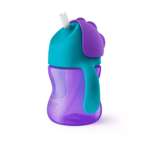 Поильник Avent SCF796/02 200 мл — от 9 мес., синий/фиолетовый, 1 шт. с поворотным соломкой