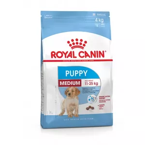Сухой корм для щенков Royal Canin Medium Puppy 15 кг — для средних пород, вкус курицы, 32% белка, 20% жира