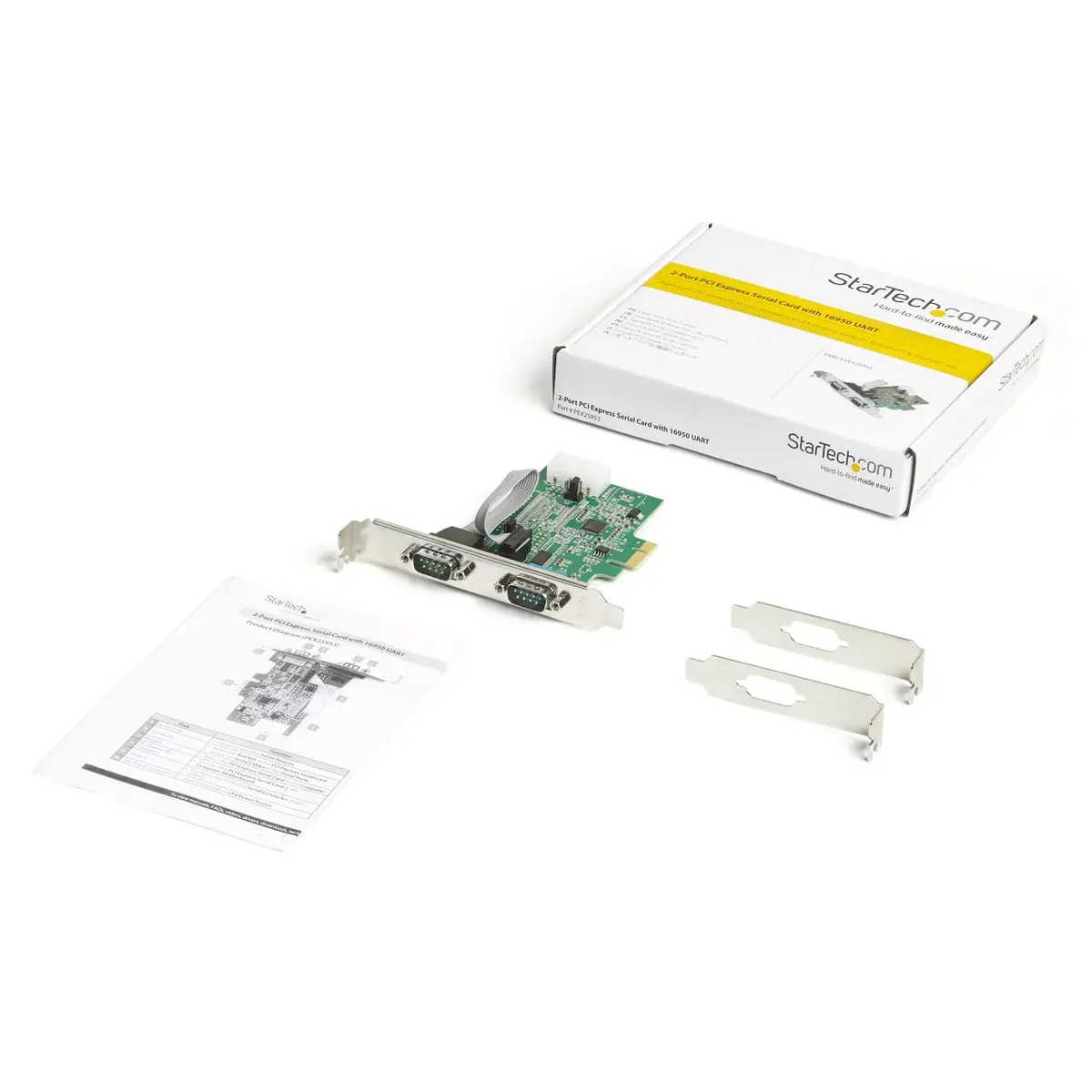 Двухпортовый адаптер StarTech PEX2S953 PCIe RS232 Photo 6