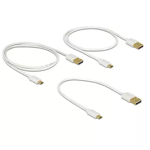 USB кабель DeLOCK 83679 USB 2.0 USB A Micro-USB B White