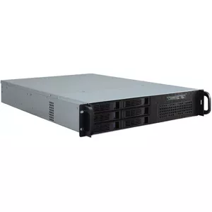 Server Inter-Tech IPC 2U-2406 Rack Black Silver