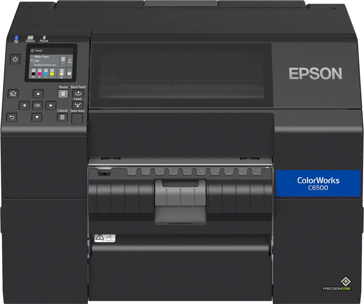 Epson ColorWorks C6500Pe (BK) tintes etiķešu