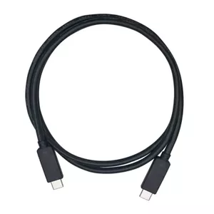 QNAP USB3.1 GEN2 10G 1.0M TYPE-C TO TYPE-C CABLE USB kabelis 1 m USB 3.2 Gen 2 (3.1 Gen 2) USB C Melns