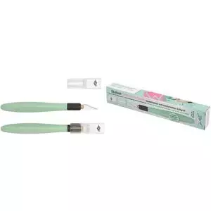 Нож для творчества WEDO Comfortline Pastell 78 52114 с эргономичной ручкой и сменным лезвием точного реза