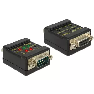 Разъем DeLOCK 2xDB9 87713 Черный