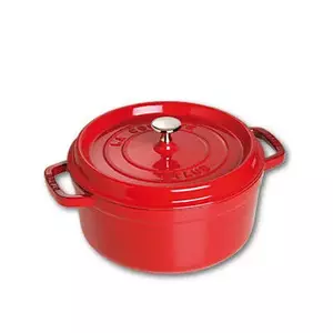 Single pan Staub Cocotte 24 cm Cherry