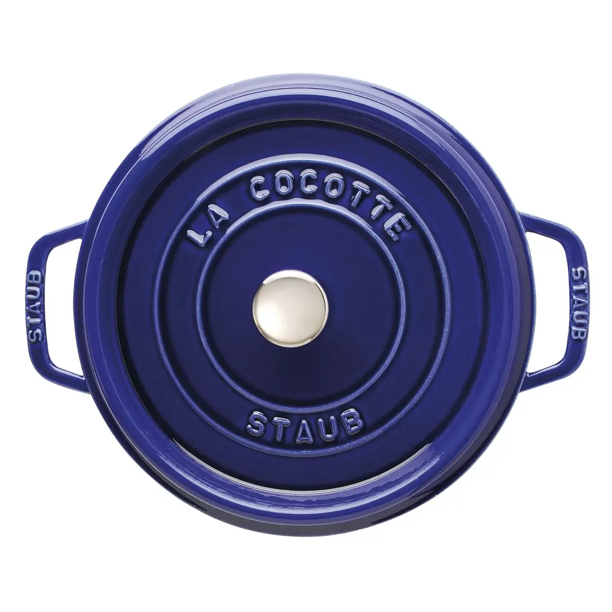 Round Cast Iron Cocotte Staub 24 cm Photo 2
