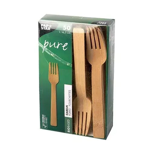 Disposable Fork Papstar 88030 Photo 2