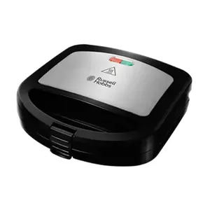 Russell Hobbs 24530-56 Sandwich Maker, 700 W, 4 Sandwiches, Black and Stainless Steel