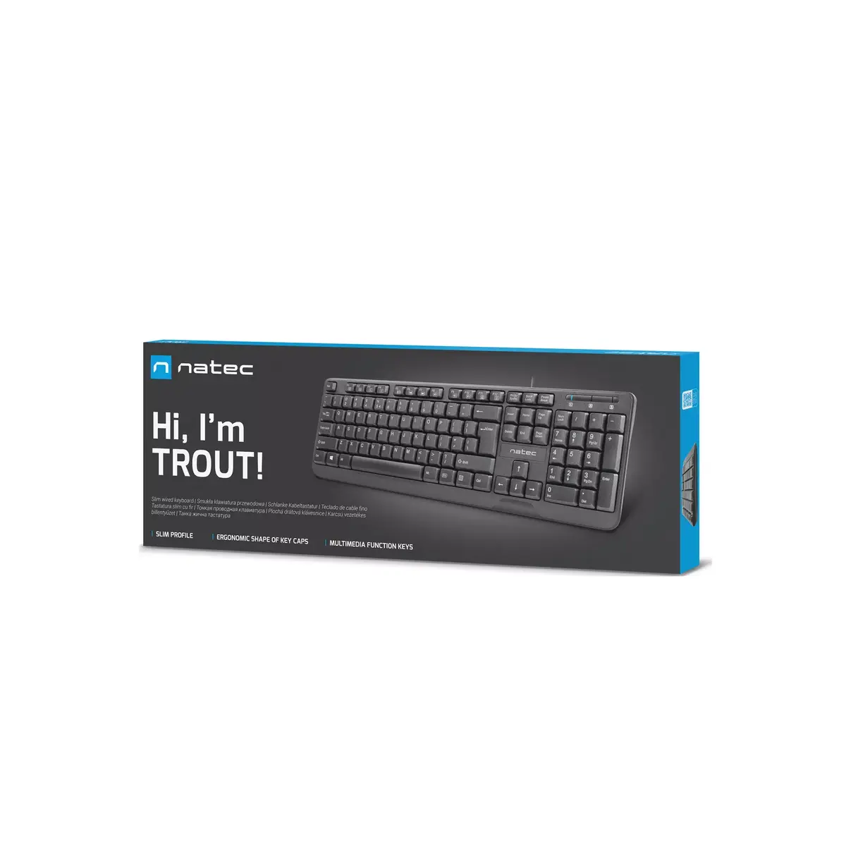 NATEC TROUT Office vadu pilna izmēra tastatūra Photo 7