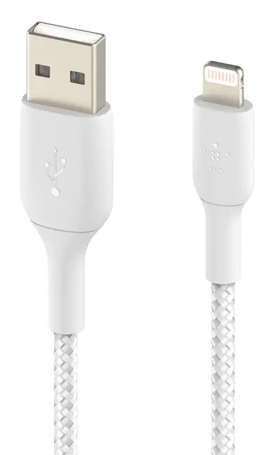 Кабель Belkin CAA002BT2MWH Lightning 2 м Белый Photo 3