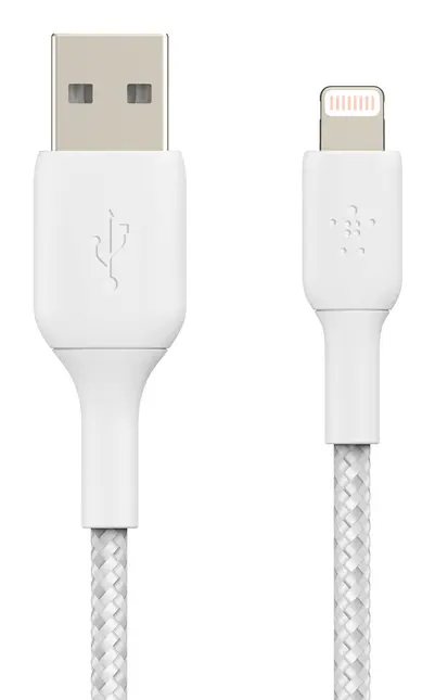 Кабель Belkin CAA002BT2MWH Lightning 2 м Белый Photo 4