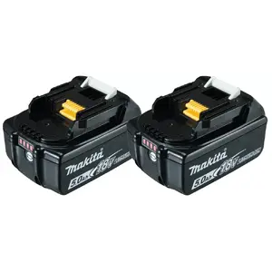 Battery Makita 197288-2 Li-Ion 18V 5.0Ah — battery pack 7.5×11.3×6.2 cm