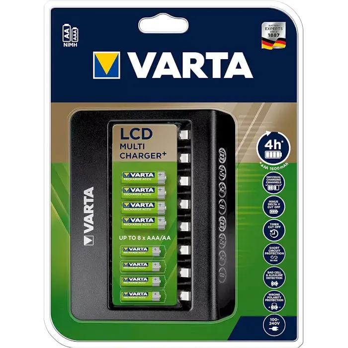 Akumulatoru lādētājs Varta LCD Multi Charger+ Photo 4