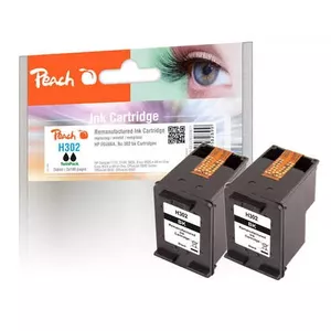 Cartridge Peach HP Nr.302 0B319611 black Twinpack