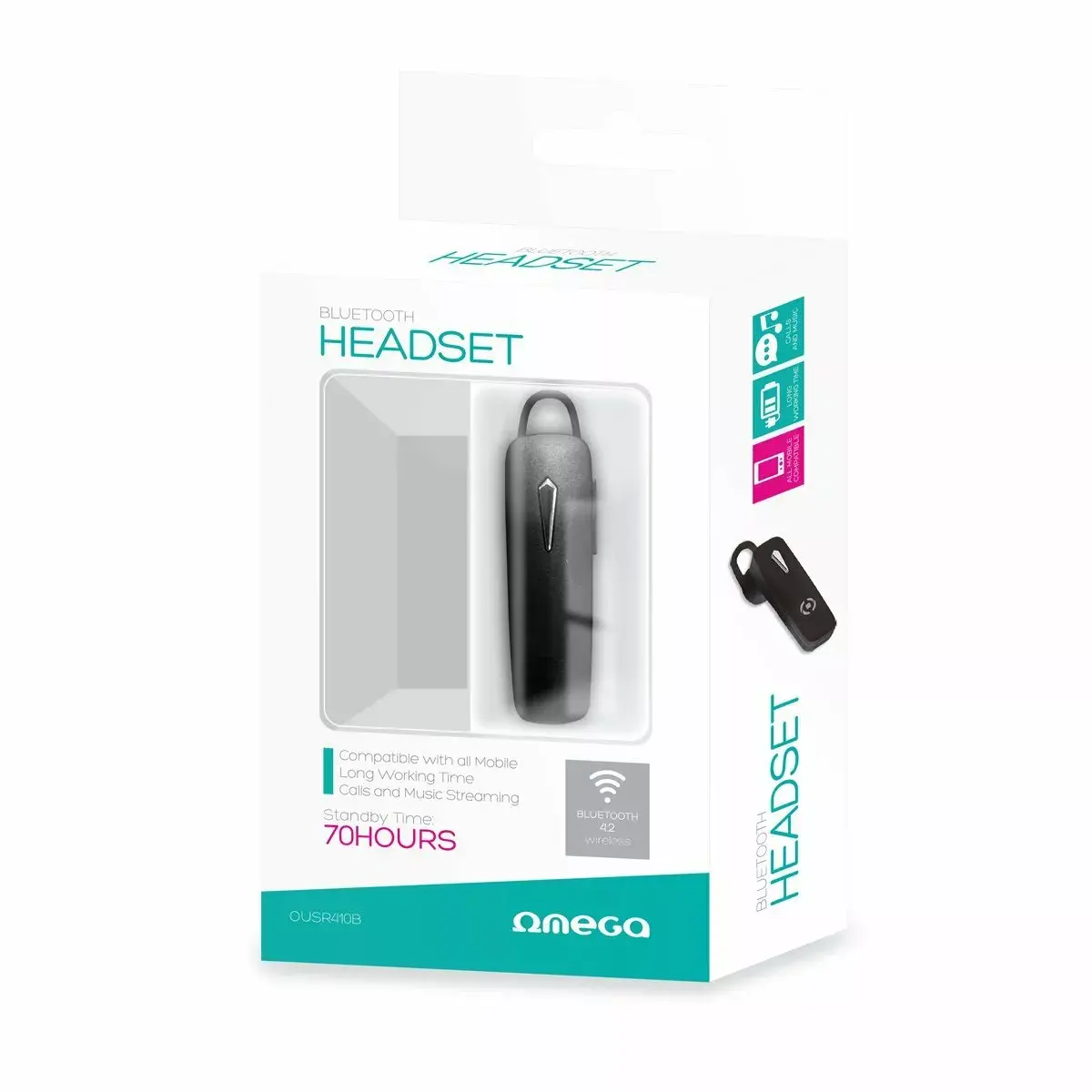 Austiņas Omega Omega headset Bluetooth R410 Photo 2