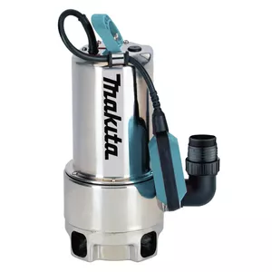 Погружной насос Makita PF1110, 1100 Вт, 15 000 л/ч, макс. глубина 5 м, напор 10 м, остаточная вода 3,5 см