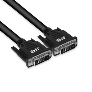 CLUB3D DVI-D DUAL LINK (24+1) CABLE BI DIRECTIONAL M/M 3m 9.8 ft 28AWG Melns