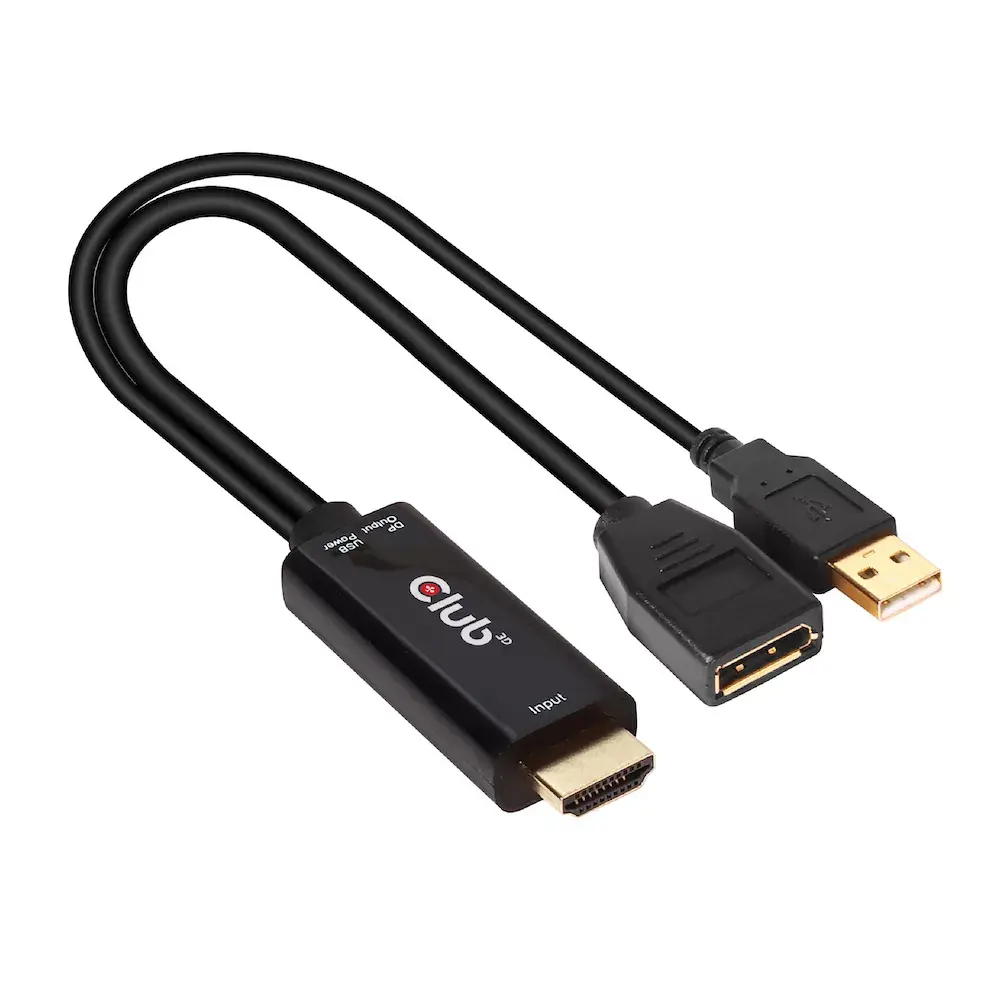 Aktīvais adapteris HDMI 2.0 uz DisplayPort 1.2 CLUB3D Photo 5