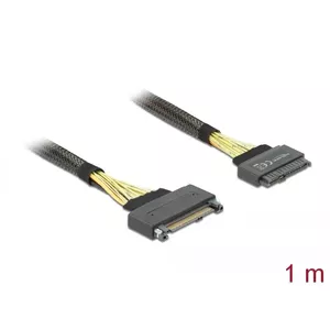 SATA кабель DeLOCK 84518 1 м Черный