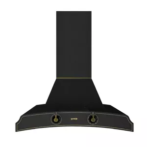 Wall-mounted extractor hood Gorenje DK63MCLB, 600 mm, black, 4 speeds, 621 m³/h, LED