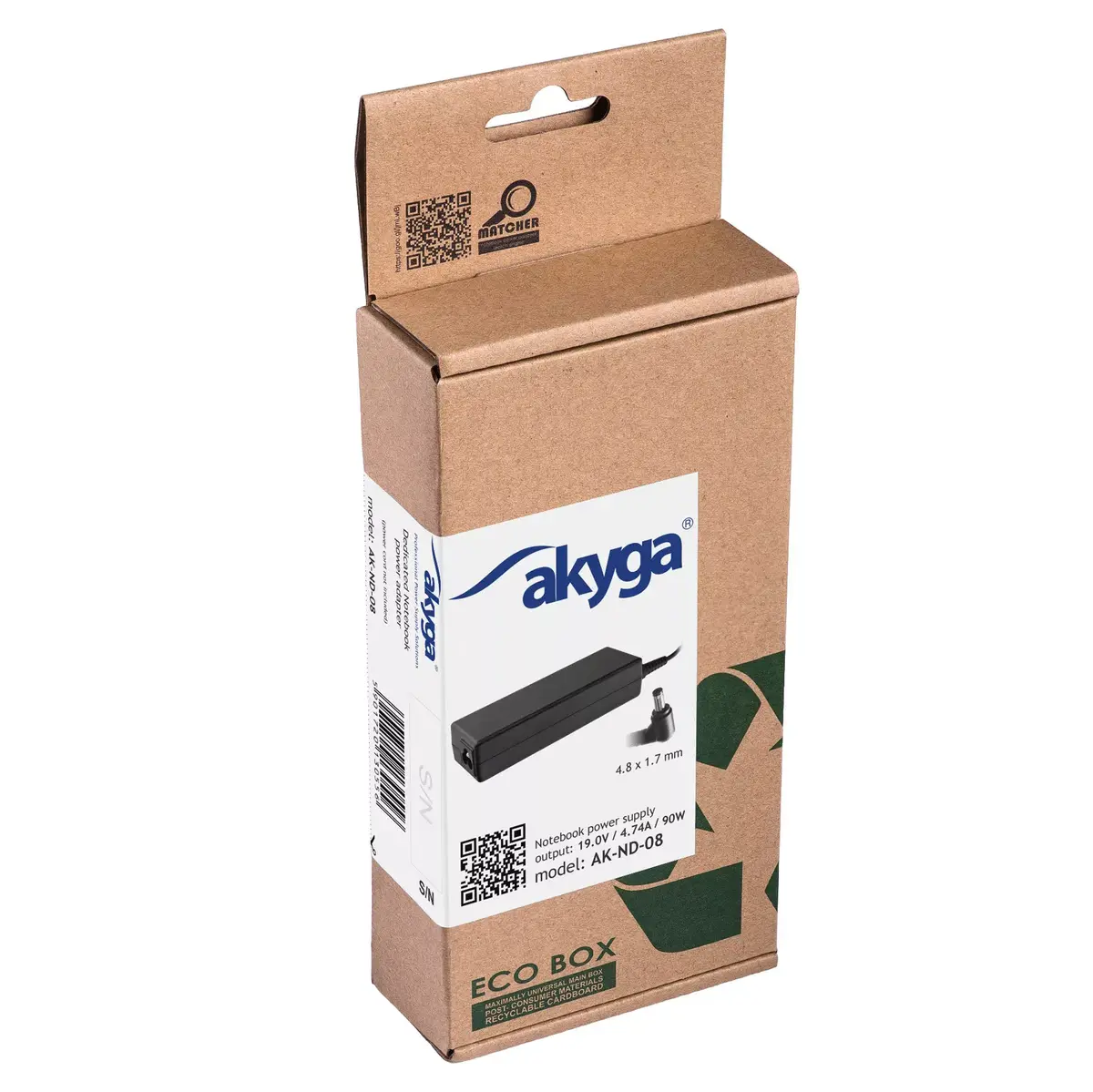 Akyga AK-ND-08 90 W strāvas adapteris Photo 4