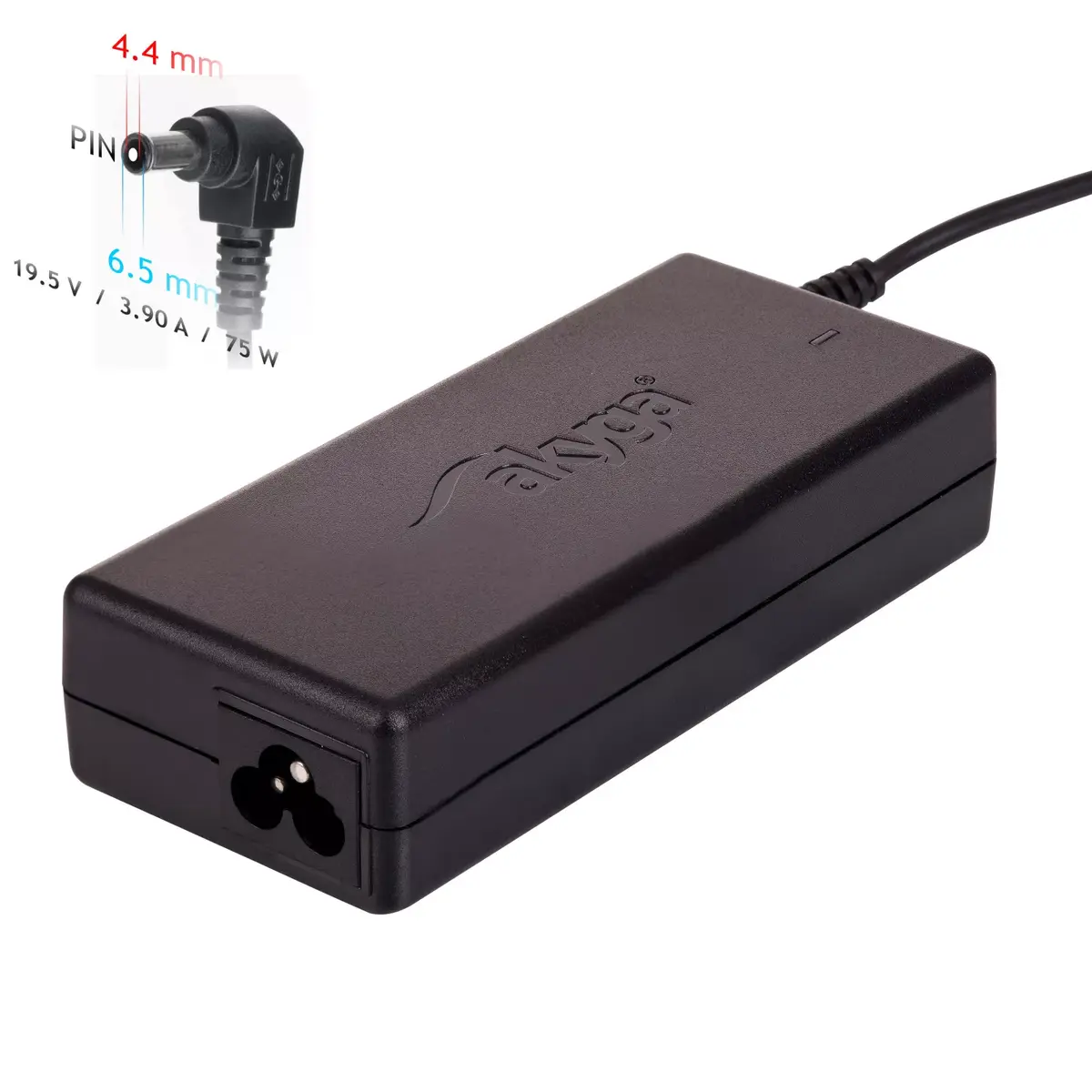 Akyga AK-ND-19 klēpjdatora adapteris 75 W Photo 2