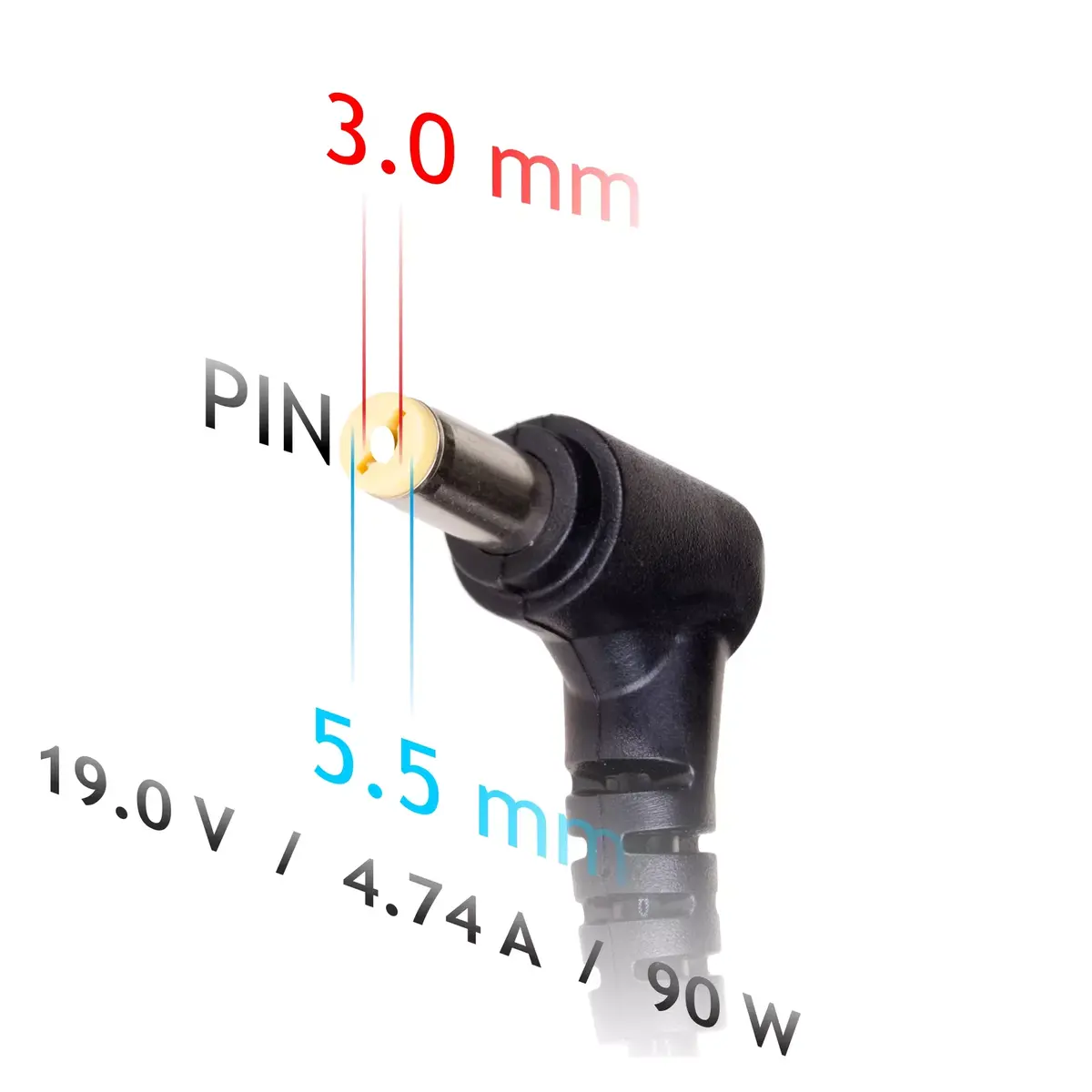 Akyga AK-ND-27 90 W 19 V klēpjdatora adapters Photo 3