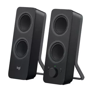 Акустическая система для компьютера Logitech Z207 — 2.0 стерео, Bluetooth и проводное подключение, 4 динамика, 5 Вт RMS, чёрный