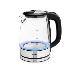 Electric kettle Zelmer 1.7 L 2200 W Black Transparent