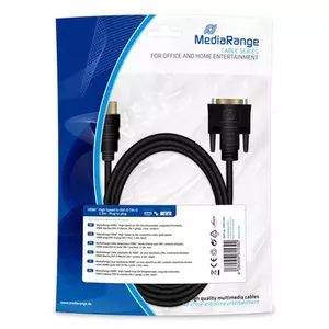 HDMI to DVI connection cable MediaRange MRCS185 2m black