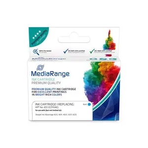 Ink Cartridge MediaRange MRHP655C Compatible Cyan