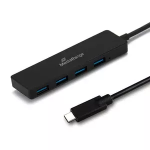 Хаб MediaRange MRCS508 USB 3.2 Gen 1 Type-C черный