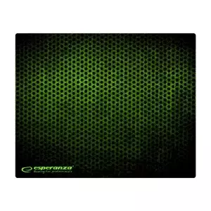 Mouse pad ESPERANZA EGP101G — fabric gaming mouse pad, 250×200 mm, 2 mm, black, non-slip base