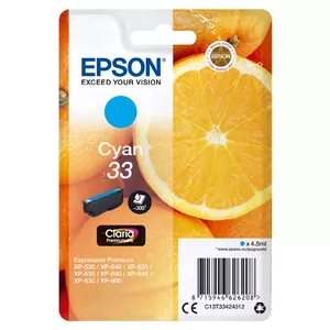 Cartridge Epson C13T33424012 Cyan