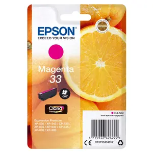 Cartridge Epson C13T33434012 Magenta